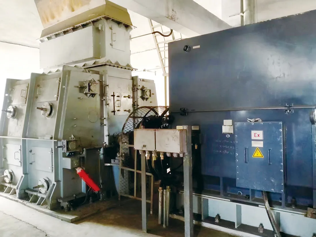 Реверсивная ударная молотковая дробилка PFCK-1616-1