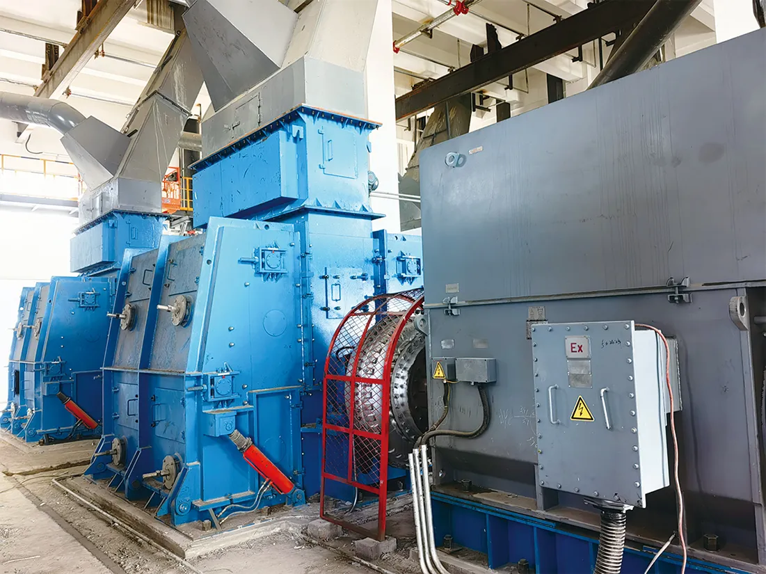 Реверсивная ударная молотковая дробилка PFCK-1618-1